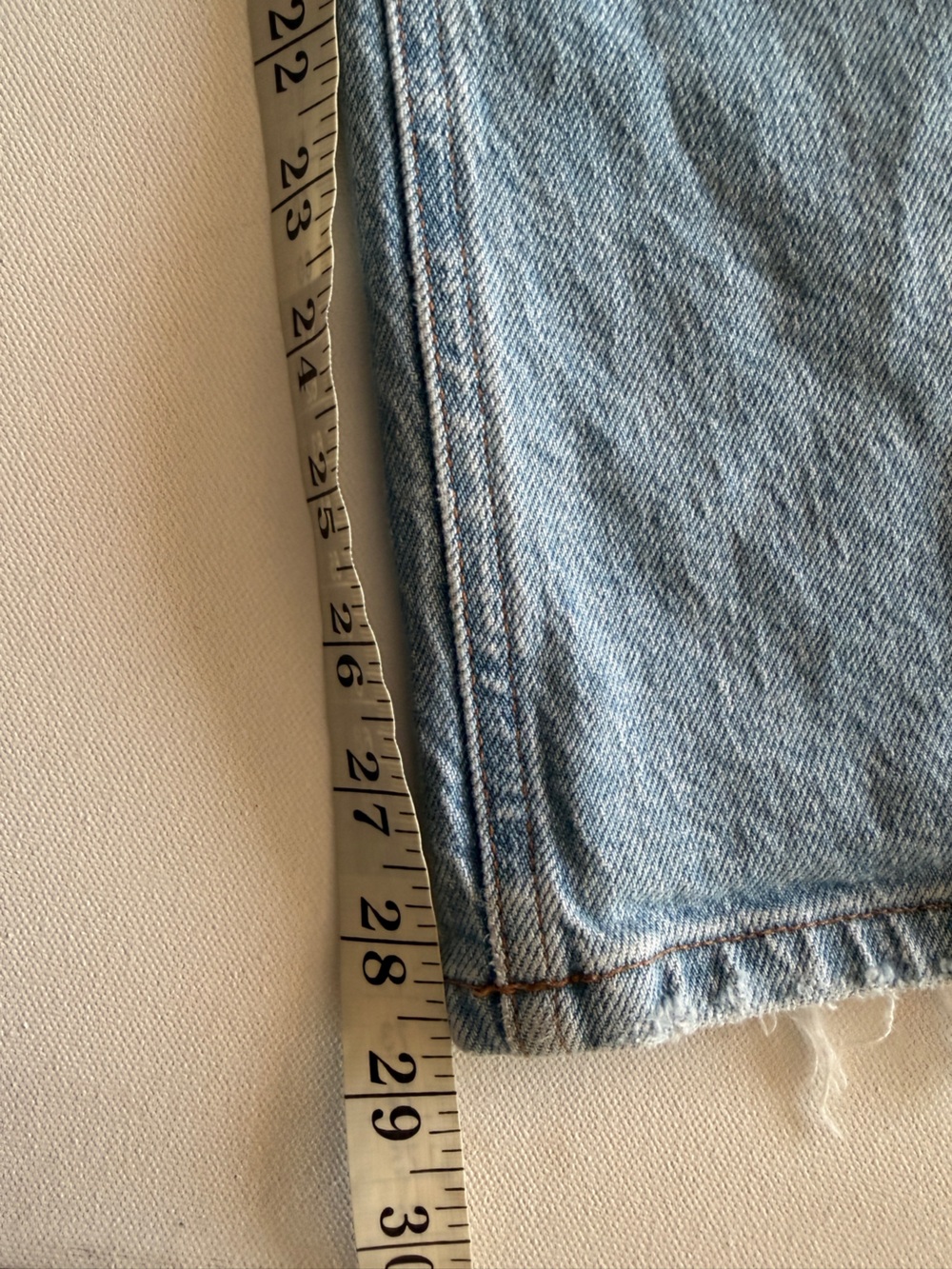 AYR The Secret Sauce Jeans Heirloom Light Blue Wash 29S Relaxed Straight Denim - Picture 11 of 14